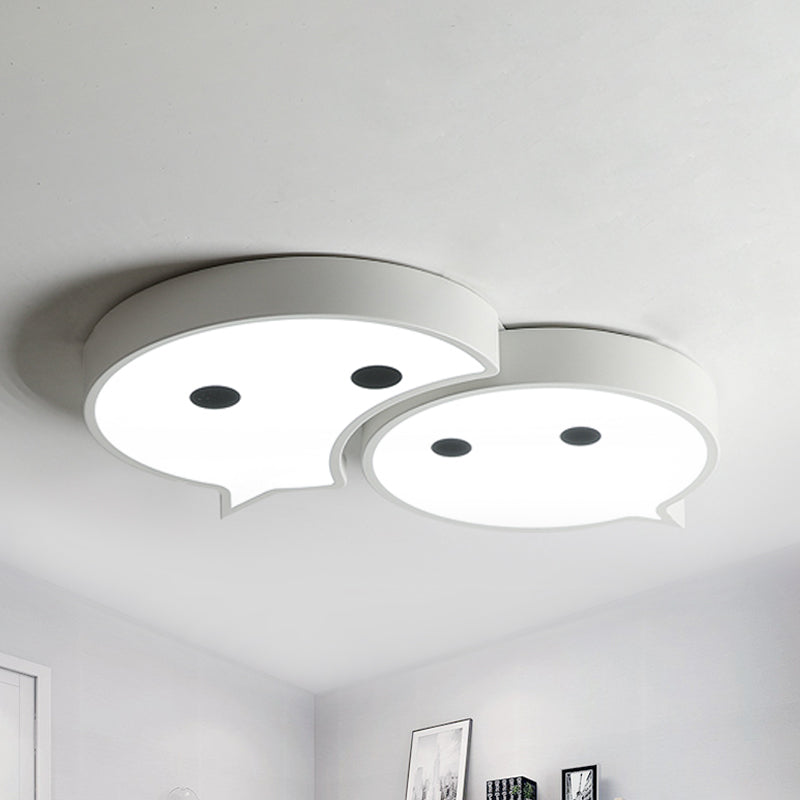 Baby Elf LED Ceiling Mount Light Cartoon Metal and Acrylic Ceiling Lamp for Child Bedroom Clearhalo 'Ceiling Lights' 'Close To Ceiling Lights' 'Close to ceiling' 'Flush mount' Lighting' 238209