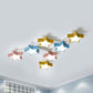 Starry Child Bedroom Ceiling Lamp Acrylic 7 Head Macron Style Multi-Color Flush Ceiling Light Clearhalo 'Ceiling Lights' 'Close To Ceiling Lights' 'Close to ceiling' 'Flush mount' Lighting' 238405