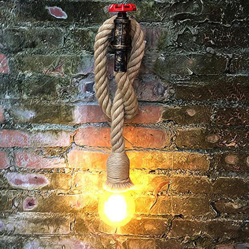 1-Light Water Tap Sconce Lighting Industrial Black Iron Wall Light ...