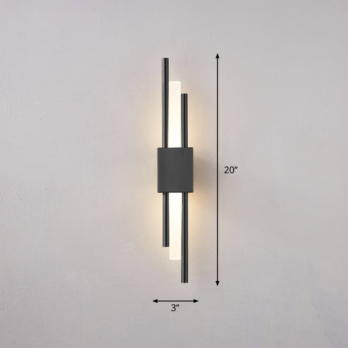 Postmodern Style Rod Shaped Wall Light Acrylic Stairway LED Sconce ...