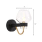 Urn Sconce Light Traditional 1 Head Clear/Amber/Smoke Gray Glass Wall Lighting Fixture for Living Room Clearhalo 'Wall Lamps & Sconces' 'Wall Lights' Lighting' 238524