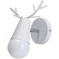 Antler Bedside Reading Wall Lamp Metal 1 Bulb Minimalist Sconce Fixture with Pivot Joint Clearhalo 'Wall Lamps & Sconces' 'Wall Lights' Lighting' 2389271