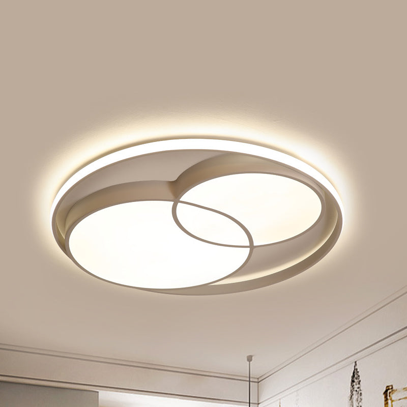 Acrylic Snowman Ceiling Light Modern Lovely Flush Mount Light for Study Room Kitchen Clearhalo 'Ceiling Lights' 'Close To Ceiling Lights' 'Close to ceiling' 'Flush mount' Lighting' 238967