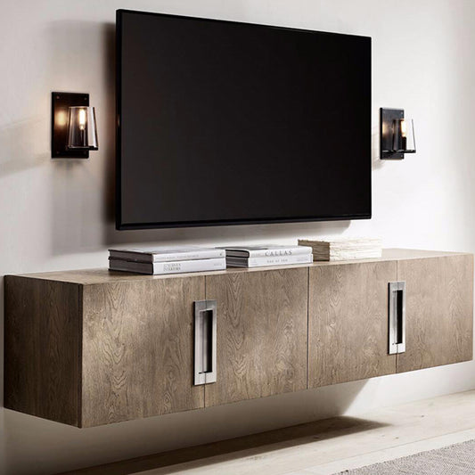 1 Bulb Living Room Sconce Lamp Tradition Black/Gold Wall Lighting Fixture with Cone Clear Glass Shade Clearhalo 'Wall Lamps & Sconces' 'Wall Lights' Lighting' 239000