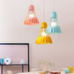 Badminton Pendant Light Fixture Macaron Iron 1-Bulb Hanging Lamp for Dining Room Clearhalo 'Ceiling Lights' 'Pendant Lights' 'Pendants' Lighting' 2390193