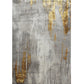 Modern Decoration Rug Multi Colored Abstract Print Indoor Rug Synthetics Non-Slip Backing Pet Friendly Area Carpet Gray-Yellow Clearhalo 'Area Rug' 'Rug' 2392021