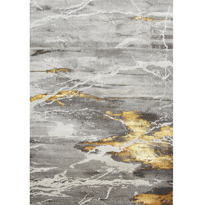 Modern Decoration Rug Multi Colored Abstract Print Indoor Rug Synthetics Non-Slip Backing Pet Friendly Area Carpet Light Gray-Yellow Clearhalo 'Area Rug' 'Rug' 2392033