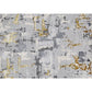 Novelty Abstract Print Rug Multi-Color Polypropylene Indoor Rug Anti-Slip Pet Friendly Area Carpet for Decoration Light Gray-Yellow Clearhalo 'Area Rug' 'Rug' 2392039