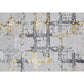 Novelty Abstract Print Rug Multi-Color Polypropylene Indoor Rug Anti-Slip Pet Friendly Area Carpet for Decoration Gray-Gold Clearhalo 'Area Rug' 'Rug' 2392047