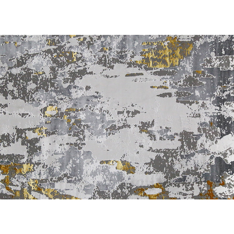 Novelty Abstract Print Rug Multi-Color Polypropylene Indoor Rug Anti-Slip Pet Friendly Area Carpet for Decoration Smoke Gray Clearhalo 'Area Rug' 'Rug' 2392050