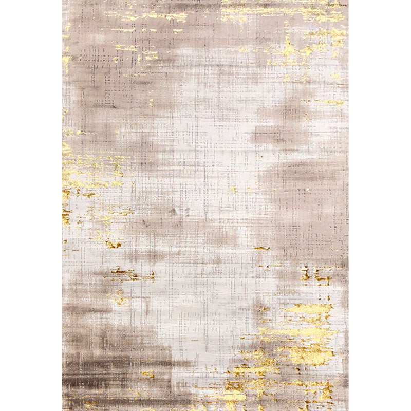 Multi Colored Steampunk Rug Polypropylene Abstract Printed Indoor Rug Synthetics Anti-Slip Backing Easy Care Carpet for Living Room Brown Clearhalo 'Area Rug' 'Rug' 2392052