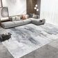 Multi Colored Abstract Printed Rug Polyster Industrial Area Carpet Anti-Slip Backing Machine Washable Indoor Rug for Parlor Dark Gray-White Clearhalo 'Area Rug' 'Rug' 2392086