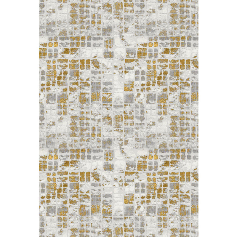 Cyberpunk Decoration Rug Multi Colored Abstract Printed Indoor Rug Polyster Non-Slip Backing Pet Friendly Area Carpet Yellow Clearhalo 'Area Rug' 'Rug' 2392157