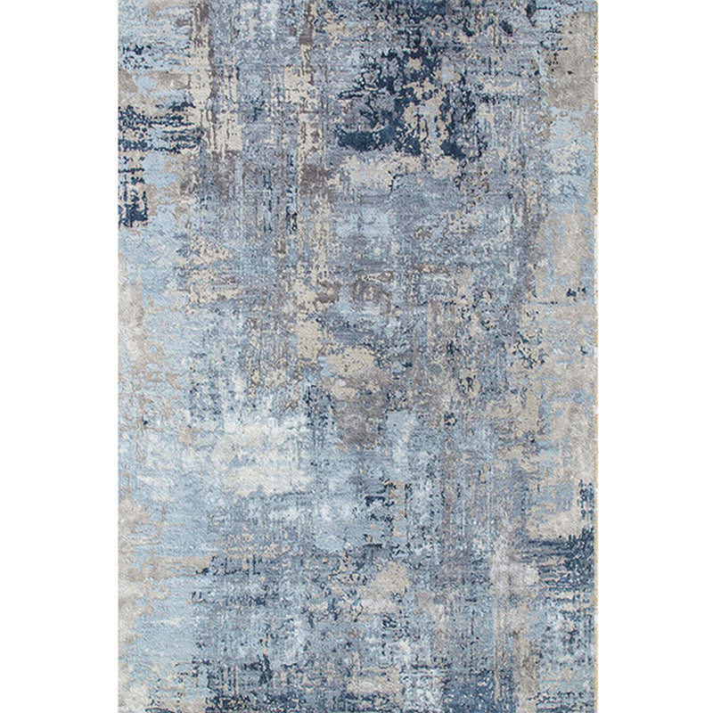 Cyberpunk Decoration Rug Multi Colored Abstract Printed Indoor Rug Polyster Non-Slip Backing Pet Friendly Area Carpet Gray-Blue Clearhalo 'Area Rug' 'Rug' 2392159