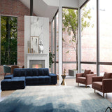 Nordic Living Room Rug Multi Colored Abstract Printed Indoor Rug Cotton Blend Non-Slip Backing Easy Care Carpet Beige 6'7" x 9'6" Clearhalo 'Area Rug' 'Rugs' 'Shabby Chic' Rug' 2392167