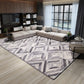 Multi Colored Geometric Print Rug Polypropylene Steampunk Indoor Rug Non-Slip Backing Pet Friendly Area Carpet for Decoration Cream Gray Clearhalo 'Area Rug' 'Rug' 2392225