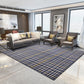 Multi Colored Geometric Print Rug Polypropylene Steampunk Indoor Rug Non-Slip Backing Pet Friendly Area Carpet for Decoration Navy Clearhalo 'Area Rug' 'Rug' 2392227
