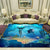 Novelty 3D Ocean Printed Rug Multi-Color Polyster Area Carpet Non-Slip Backing Easy Care Area Rug for Living Room Lake Blue Clearhalo 'Area Rug' 'Rug' 2392266