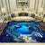 Novelty 3D Ocean Printed Rug Multi-Color Polyster Area Carpet Non-Slip Backing Easy Care Area Rug for Living Room Ocean Blue Clearhalo 'Area Rug' 'Rug' 2392268