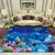 Novelty 3D Ocean Printed Rug Multi-Color Polyster Area Carpet Non-Slip Backing Easy Care Area Rug for Living Room Royal Blue Clearhalo 'Area Rug' 'Rug' 2392270