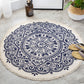 Moroccan Tribal Printed Rug Mutli Colored Cotton Indoor Rug Pet Friendly Stain-Resistant Area Carpet for Decoration Dark Blue Clearhalo 'Area Rug' 'Moroccan' 'Rugs' Rug' 2392273