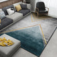 Nordic Living Room Rug Multi Colored Geometric Print Indoor Rug Synthetics Anti-Slip Backing Pet Friendly Carpet Dark Blue Clearhalo 'Area Rug' 'Rug' 2392322
