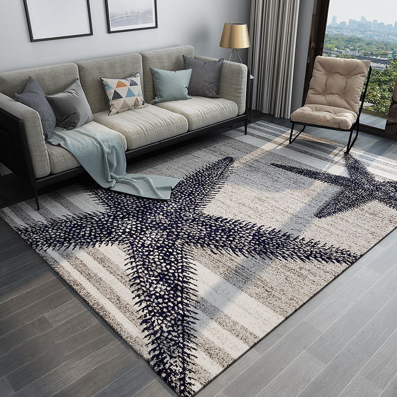 Novelty Living Room Rug Multi Colored Geometric Print Area Carpet Polyster Non-Slip Backing Easy Care Indoor Rug Dark Gray Clearhalo 'Area Rug' 'Rug' 2392342