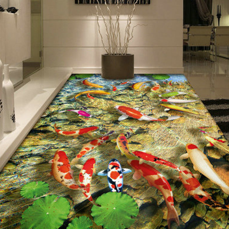 Novelty Animal 3D Print Rug Multicolored Synthetics Area Carpet Anti-Slip Backing Pet Friendly Indoor Rug for Decoration Red Clearhalo 'Area Rug' 'Rug' 2392358