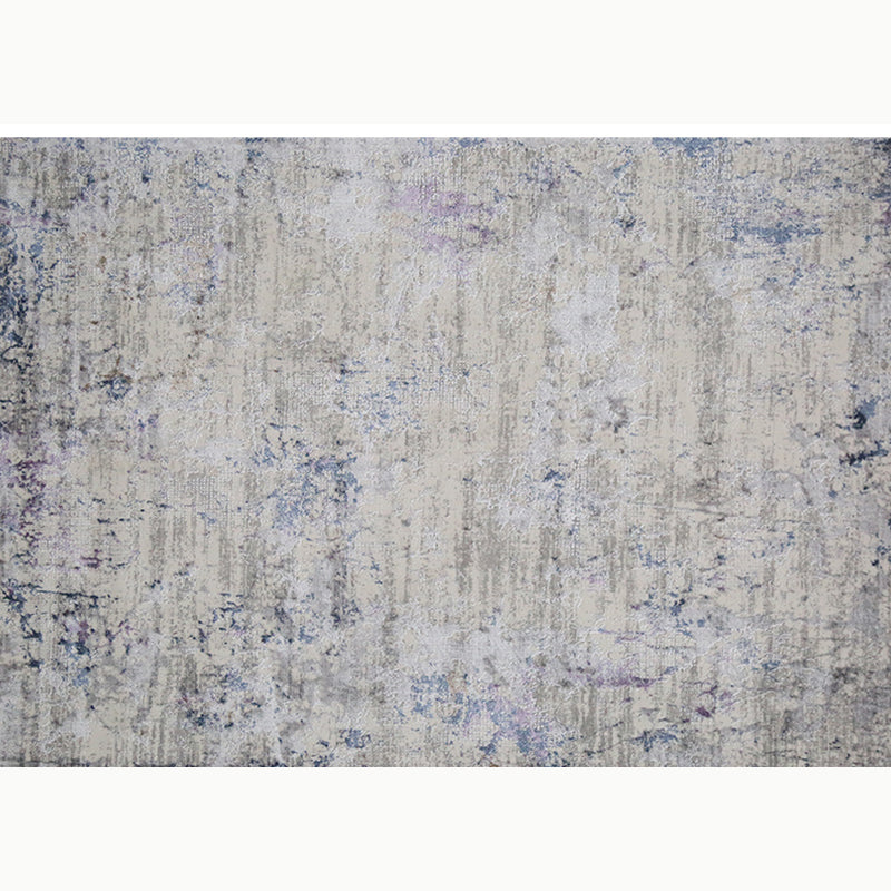 Multi Colored Simple Rug Polyster Abstract Printed Area Carpet Non-Slip Backing Pet Friendly Indoor Rug for Decoration Light Gray Clearhalo 'Area Rug' 'Rug' 2392425