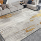 Modern Abstract Print Rug Multi Colored Polypropylene Area Carpet Non-Slip Backing Pet Friendly Area Rug for Room Light Gray-Yellow Clearhalo 'Area Rug' 'Rug' 2392447