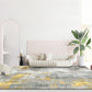 Modern Abstract Print Rug Multi Colored Polypropylene Area Carpet Non-Slip Backing Pet Friendly Area Rug for Room Yellow Clearhalo 'Area Rug' 'Rug' 2392449