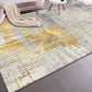 Modern Abstract Print Rug Multi Colored Polypropylene Area Carpet Non-Slip Backing Pet Friendly Area Rug for Room Golden Clearhalo 'Area Rug' 'Rug' 2392450