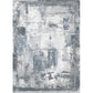 Contemporary Living Room Rug Multi Colored Abstract Print Area Carpet Polyster Non-Slip Backing Pet Friendly Indoor Rug Gray-White Clearhalo 'Area Rug' 'Rug' 2392464