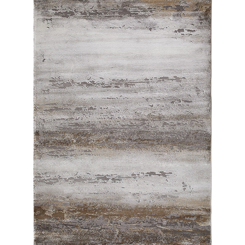 Contemporary Living Room Rug Multi Colored Abstract Print Area Carpet Polyster Non-Slip Backing Pet Friendly Indoor Rug Coffee-White Clearhalo 'Area Rug' 'Rug' 2392475