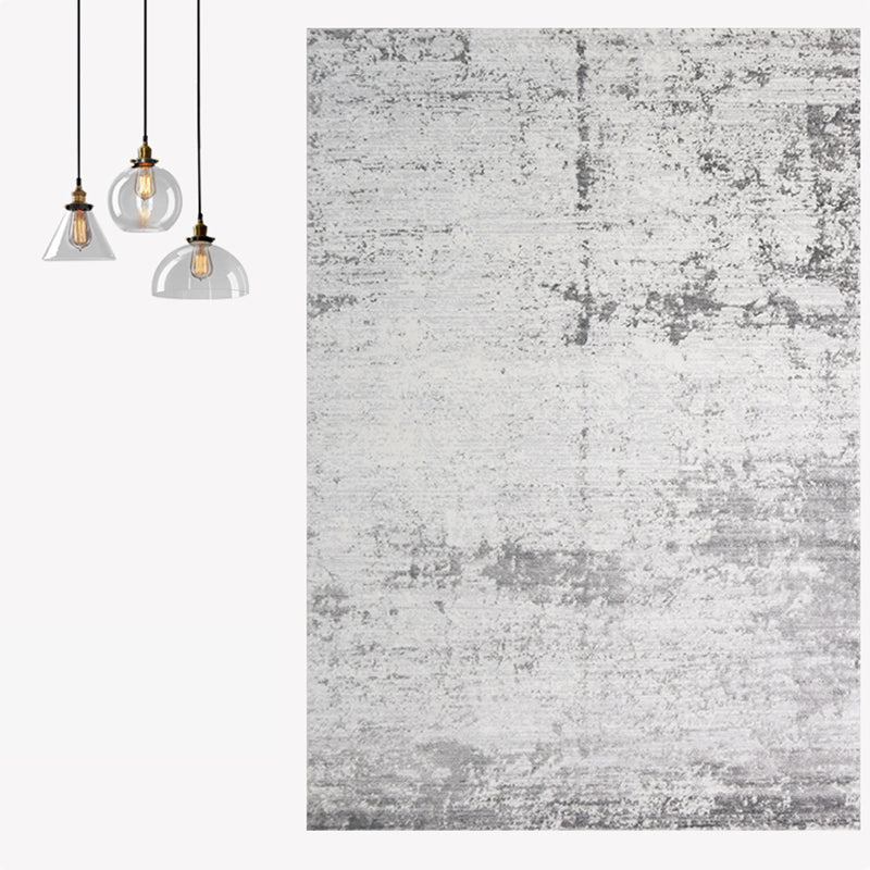 Nordic Abstract Pattern Rug Multi-Color Polypropylene Area Carpet Non-Slip Backing Pet Friendly Indoor Rug for Parlor Light Gray Clearhalo 'Area Rug' 'Rug' 2392507