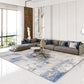 Minimalist Living Room Rug Multi Colored Abstract Printed Indoor Rug Polyster Anti-Slip Backing Pet Friendly Carpet Clearhalo 'Area Rug' 'Rug' 2392559