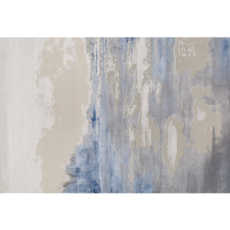 Minimalist Living Room Rug Multi Colored Abstract Printed Indoor Rug Polyster Anti-Slip Backing Pet Friendly Carpet Beige 5'3" x 7'7" Clearhalo 'Area Rug' 'Rug' 2392566
