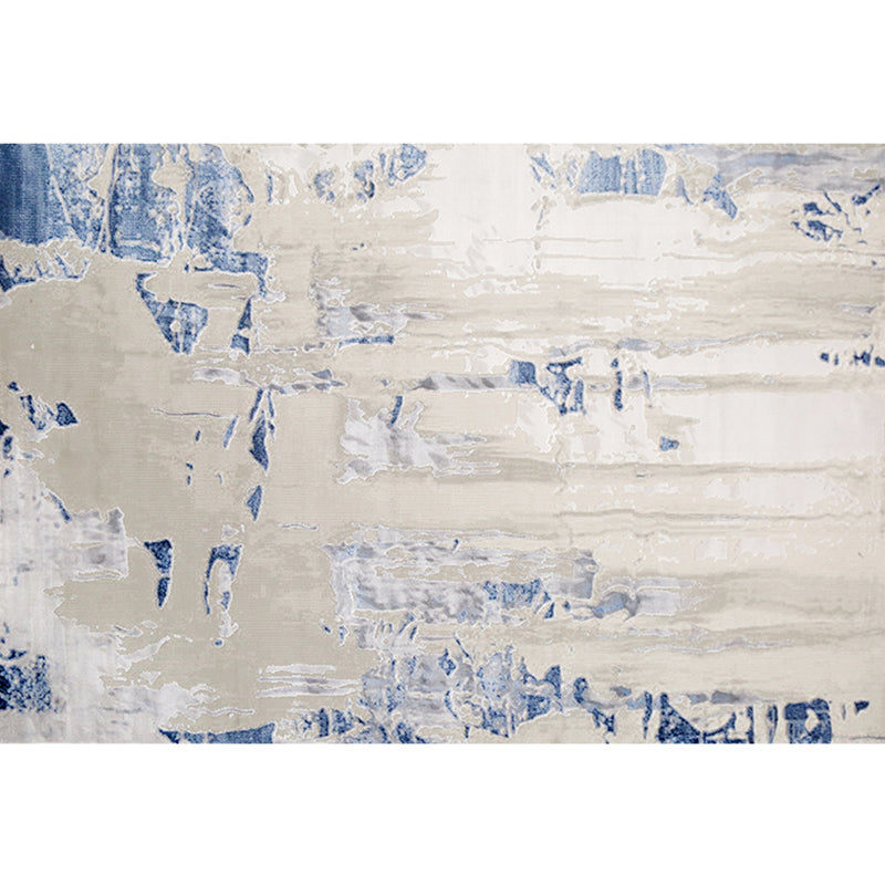 Minimalist Living Room Rug Multi Colored Abstract Printed Indoor Rug Polyster Anti-Slip Backing Pet Friendly Carpet Light Beige Clearhalo 'Area Rug' 'Rug' 2392571