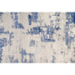 Minimalist Living Room Rug Multi Colored Abstract Printed Indoor Rug Polyster Anti-Slip Backing Pet Friendly Carpet Gray-Blue Clearhalo 'Area Rug' 'Rug' 2392577