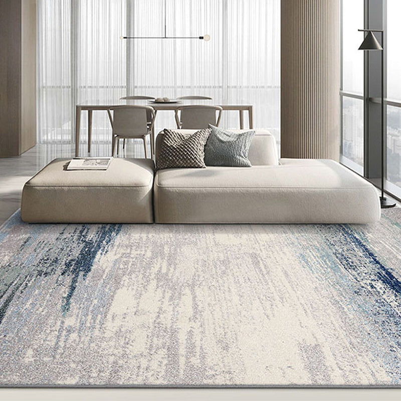 Relaxing Abstract Rug Multi Colored Synthetics Indoor Rug Non-Slip Backing Pet  Friendly Area Carpet for Living Room - Clearhalo
