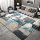 Scandinavian Living Room Rug Multi Colored Abstract Pattern Carpet Polyster Non-Slip Backing Pet Friendly Indoor Rug Grey Clearhalo 'Area Rug' 'Rug' 2392598