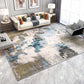 Scandinavian Living Room Rug Multi Colored Abstract Pattern Carpet Polyster Non-Slip Backing Pet Friendly Indoor Rug Gray-Green Clearhalo 'Area Rug' 'Rug' 2392600