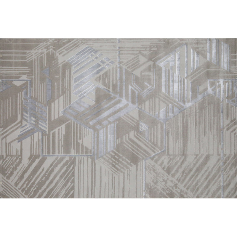 Nordic Living Room Rug Multi Colored Abstract Pattern Indoor Rug Synthetics Non-Slip Backing Pet Friendly Carpet Light Brown Clearhalo 'Area Rug' 'Rug' 2392658