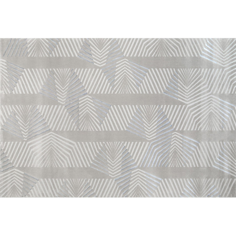 Nordic Living Room Rug Multi Colored Abstract Pattern Indoor Rug Synthetics Non-Slip Backing Pet Friendly Carpet Cream Gray Clearhalo 'Area Rug' 'Rug' 2392660