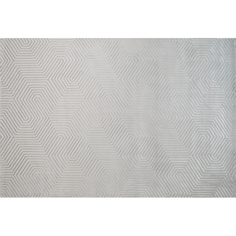 Nordic Living Room Rug Multi Colored Abstract Pattern Indoor Rug Synthetics Non-Slip Backing Pet Friendly Carpet Gray-White Clearhalo 'Area Rug' 'Rug' 2392664