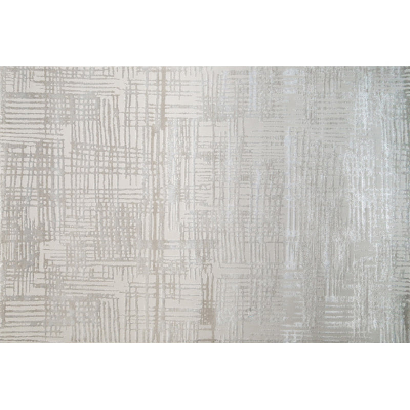 Nordic Living Room Rug Multi Colored Abstract Pattern Indoor Rug Synthetics Non-Slip Backing Pet Friendly Carpet Light Gray Clearhalo 'Area Rug' 'Rug' 2392665