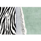 Western Hand Printed Rug Multi-Color Polyster Area Carpet Non-Slip Backing Pet Friendly Easy Care Indoor Rug for Parlor Black-White Clearhalo 'Area Rug' 'Rug' 2392746