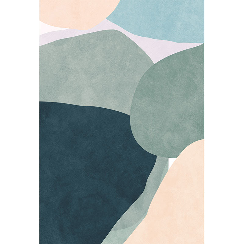 Simple Colorblock Rug Multi-Colored Synthetics Carpet Non-Slip Backing Easy Care Pet Friendly Indoor Rug for Home Dark Green Clearhalo 'Area Rug' 'Rug' 2392818