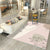 Casual Living Room Rug Multi Color Colorblocked Area Carpet Polypropylene Non-Slip Easy Care Indoor Rug Nude Pink Clearhalo 'Area Rug' 'Rug' 2392831