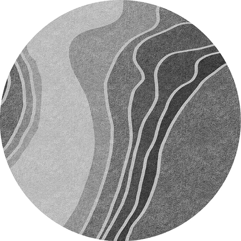 Comfort Colorblock Rug Multi-Colored Polyster Indoor Rug Anti-Slip Backing Machine Washable Area Carpet for Bedroom Dark Gray Clearhalo 'Area Rug' 'Rug' 2392863